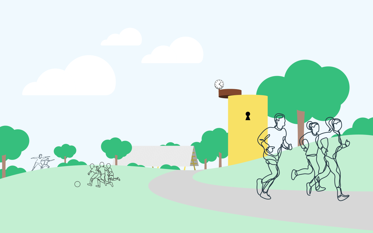 nørrebro-fysioterapi-park-illustration